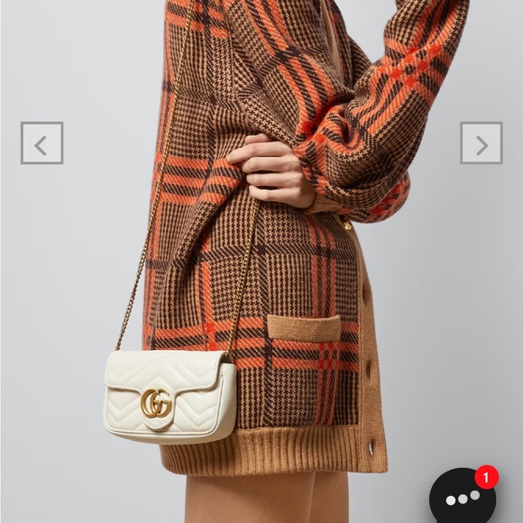 GG MARMONT LEATHER SUPER MINI BAG - Picture 2 of 10